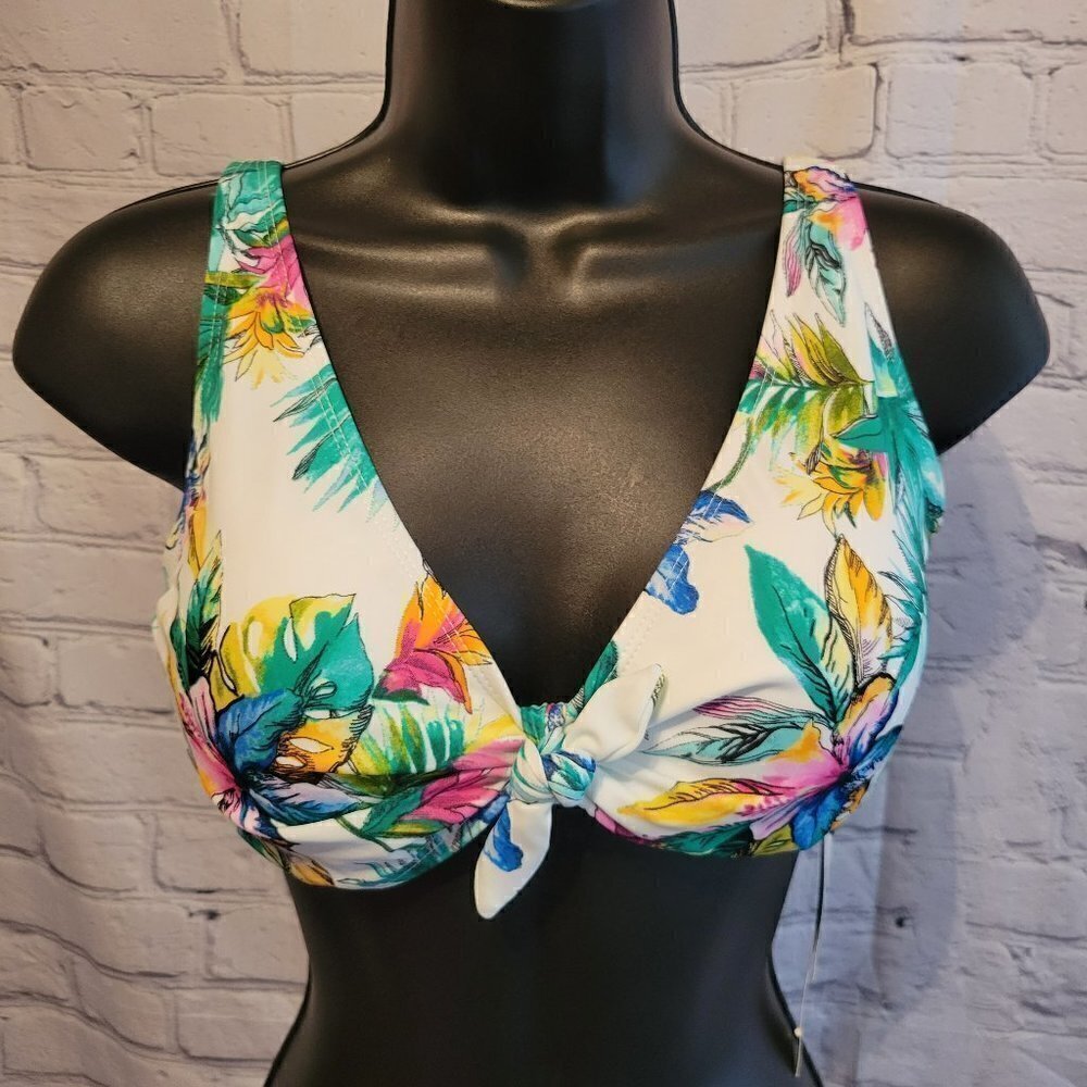 Sundazed Harper Printed Tie Bikini Top